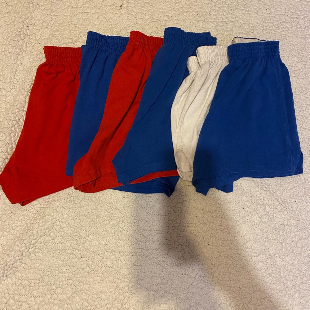 6 pairs of SOFFE shorts for cheer